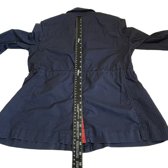 Tommy Hilfiger Full Zip Field Style Utility Chore Jacket Size Small Navy Blue - Picture 5 of 9